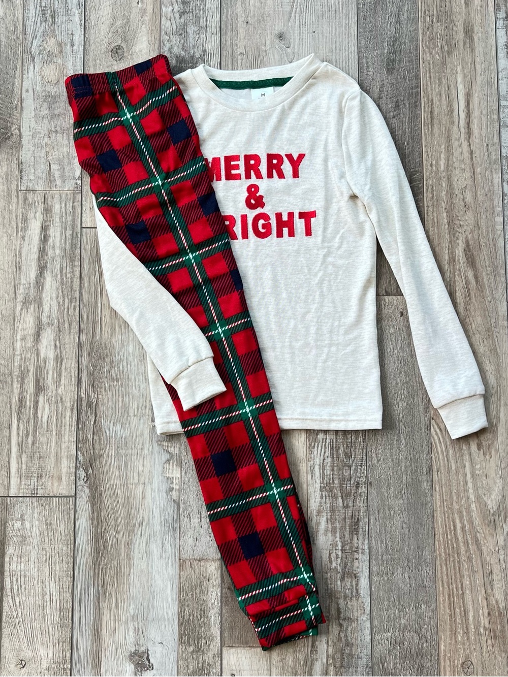 Member’s Mark Kids Merry & Bright Pajamas Size 8